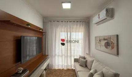 Apartamento mobiliado com 2 Quartos para alugar, 82m² - Edifício Nova Aliança
