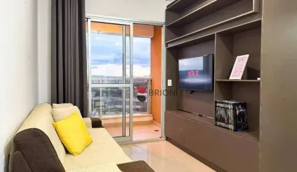 Apartamento com 1 Quarto para alugar, 37m² - Edifício Hub em Ribeirão Preto/SP I Imobiliária Brioni imóveis