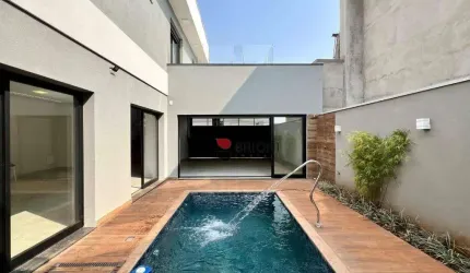 Sobrado com 5 dormitórios, 280 m², para venda e locação no Vivendas da Mata em Ribeirão Preto/SP I Imobiliária Brioni imóveis