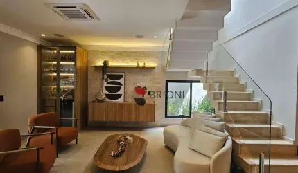 Casa sobrado no Condomínio Santa Mônica, 255m², 3 suítes à venda, em Ribeirão Preto/SP