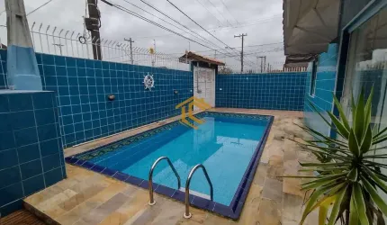 Sobrado com 3 dorms, Maracanã, Praia Grande - R$ 550 mil, Cod: 8522