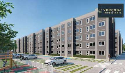 Apartamento com 2 dormitórios à venda, 40 m² por R$ 213.200 - Itambé - Caucaia/CE