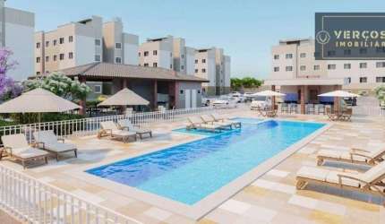 Apartamento com 2 dormitórios à venda, 41 m² por R$ 197.000,00 - Centro - Caucaia/CE