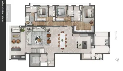COBERTURA DUPLEX de 321,00 m² com 4 suítes e 4 vagas - Entrega em 30/09/2025
