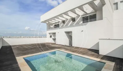 Cobertura para Venda, Campo Belo, Nova, 820 M Úteis, 9 vagas, Vista Maravilhosa!