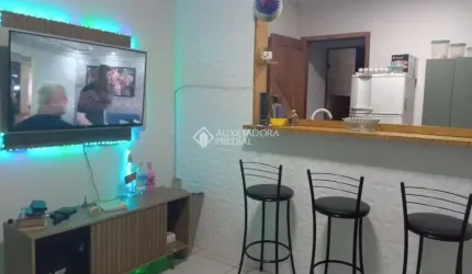 Casa com 1 quarto à venda na Rua Curiós, 387, Jardim Algarve, Alvorada, 45 m2 por R$ 190.000