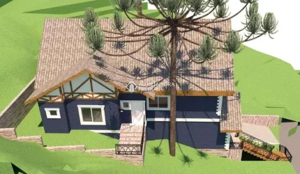 Terreno em condomínio fechado à venda na C10, 9, Quinta da Serra, Canela, 489 m2 por R$ 399.000