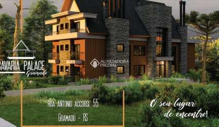 Apartamento com 1 quarto à venda na ANTONIO ACCORDI, 55, Bavaria, Gramado, 52 m2 por R$ 850.000