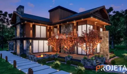 Casa em condomínio fechado com 4 quartos à venda na RS 235, KM 32, 21, Aspen Mountain, Gramado, 384 m2 por R$ 8.900.000