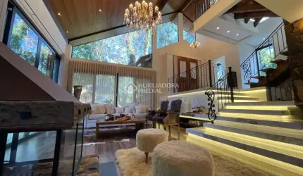 Casa em condomínio fechado com 4 quartos à venda na Laurindo Comiotto, 1450, Floresta, Gramado, 361 m2 por R$ 5.380.000