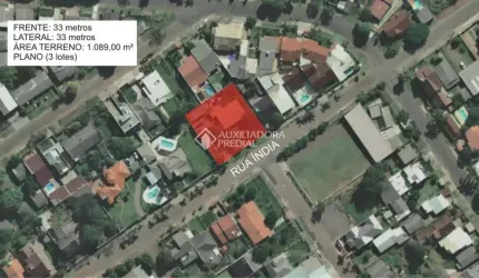 Terreno comercial à venda na Rua Índia, 614, Petrópolis, Novo Hamburgo, 221 m2 por R$ 820.000