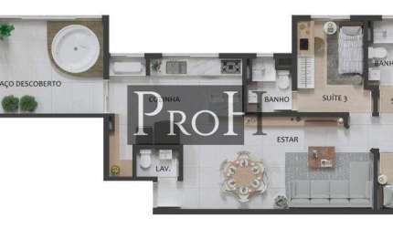 Apartamento 3 dormitórios sendo 3 suítes e Lazer completo – R$ 1.405.000,00