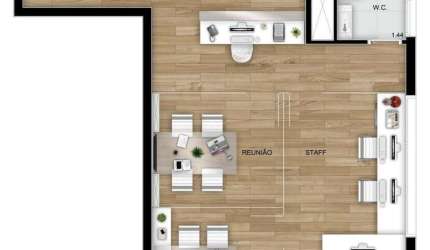 Sala à à venda quartos em São Paulo - 640.000,00