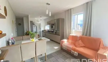 Ótimo Apto - 1 Suíte + 2 Qt - Mobiliado - Perequê - Porto Belo