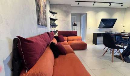 Lindo Apto - 1 Suíte + 1 Qt - Mobiliado C/ Eletros - Vila Operária - Itajaí/SC