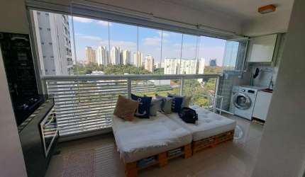 Apartamento para Venda em São Paulo, Panamby, 1 dormitório, 1 suíte, 1 banheiro, 1 vaga