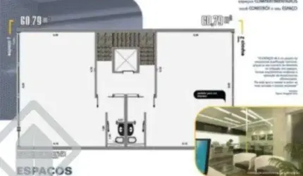 Sala comercial à venda na Rua Carlos Trein Filho, 45, Auxiliadora, Porto Alegre, 60 m2 por R$ 477.000