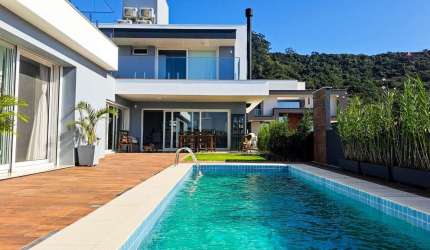 Casa em condomínio fechado com 5 quartos à venda na Rodovia Armando Calil Bulos, 4801, Ingleses do Rio Vermelho, Florianópolis, 470 m2 por R$ 3.400.000