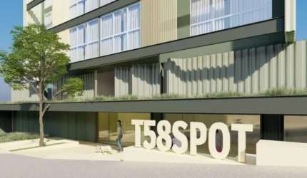 Apartamento com 1 quarto à venda na Rua Sérgio Lopes Falcão, 58, Trindade, Florianópolis, 31 m2 por R$ 375.000