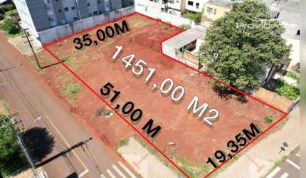 Terreno à venda, 1451 m² por R$ 2.499.000,00 - Alto Alegre - Cascavel/PR