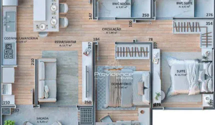 Apartamento com 2 dormitórios à venda por R$ 749.000,00 - Centro - Cascavel/PR