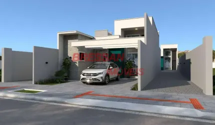 Casa nova com piscina bairro Periolo com amplo e fino acabamento