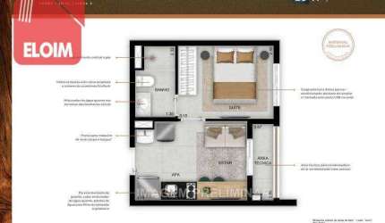 Studio à venda, 26 m² por R$ 267.000,00 - Pirituba - São Paulo/SP