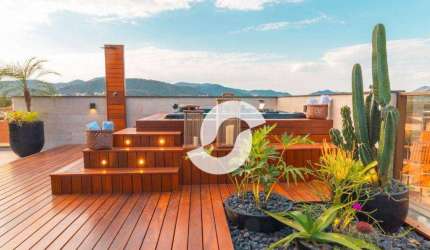 Maravilhosa cobertura linear com 4 suítes e vista para o mar de Camboinhas