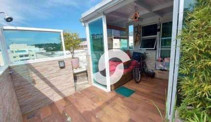 Cobertura com 2 dormitórios à venda, 91 m² por R$ 980.000,00 - Badu - Niterói/RJ