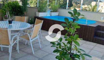 Cobertura com 4 dormitórios à venda, 185 m² por R$ 995.000,00 - Piratininga - Niterói/RJ
