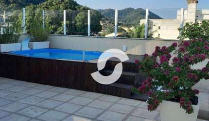 Cobertura com 4 dormitórios à venda, 185 m² por R$ 995.000,00 - Piratininga - Niterói/RJ