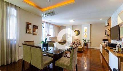 Apartamento com 3 dormitórios à venda, 121 m² por R$ 850.000,00 - Santa Rosa - Niterói/RJ