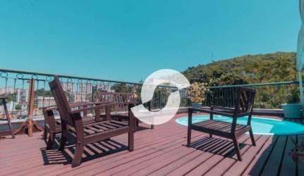Cobertura com 5 dormitórios à venda, 220 m² por R$ 1.490.000,00 - Pe Pequeno - Niterói/RJ