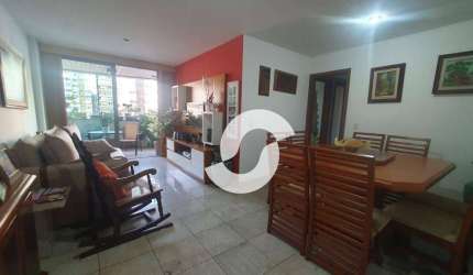 Ótimo apartamento com 3 dormitórios à venda, 120 m² por R$ 960.000 - Icaraí - Niterói/RJ