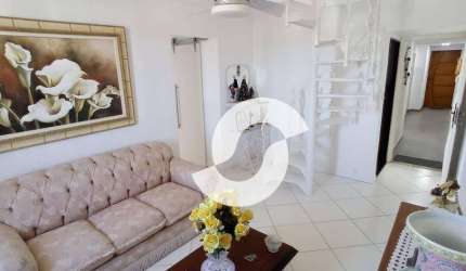 Cobertura com 3 dormitórios à venda, 140 m² por R$ 470.000,00 - Fonseca - Niterói/RJ