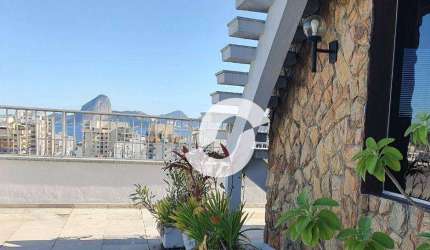Icaraí, acorde todos os dias com essa linda vista da Baía de Guanabara! Cobertura Duplex, 4 quartos, junto Campo de São Bento.