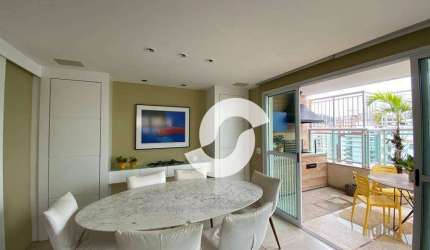 Cobertura com 3 dormitórios à venda, 196 m² por R$ 2.300.000,00 - Icaraí - Niterói/RJ