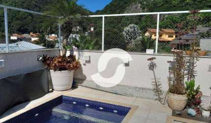Cobertura com 3 dormitórios à venda, 215 m² por R$ 2.100.000,00 - Itacoatiara - Niterói/RJ