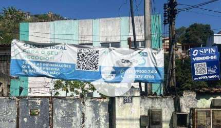 Terreno à venda, 1268 m² por R$ 790.000,00 - Fonseca - Niterói/RJ