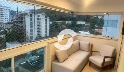 Apartamento com 3 dormitórios à venda, 98 m² por R$ 910.000,00 - Santa Rosa - Niterói/RJ