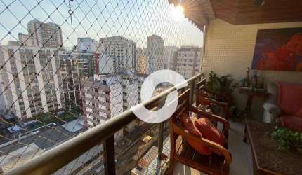 Apartamento com 3 dormitórios, 2 suítes e 2 varandas, à venda, 186 m² por R$ 2.023.000,00 - Icaraí - Niterói/RJ