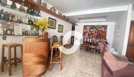 Apartamento com 4 dormitórios, 2 suítes, 2 vagas de garagem na escritura, à venda, por R$ 1.430.000 - Icaraí - Niterói/RJ