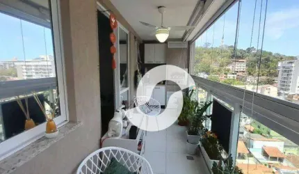 Condomínio Clube! Apto de 3 quartos c/ suíte, varanda gourmet e vaga - R$840mil