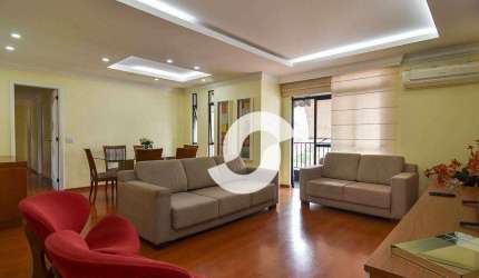 Apartamento com 3 dormitórios à venda, 121 m² por R$ 890.000,00 - Santa Rosa - Niterói/RJ