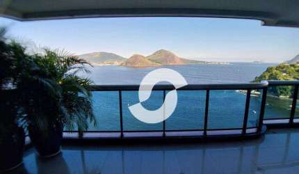 Apartamento com 3 dormitórios, 280 m² - venda por R$2.970,00 ou aluguel por R$ 18.216,59/mês - Boa Viagem - Niterói/RJ
