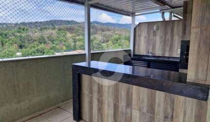Cobertura com 2 dormitórios à venda, 111 m² por R$ 550.000,00 - Maria Paula - Niterói/RJ