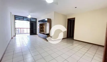 Apartamento Icaraí 3 quartos, amplo, de frente, suíte, duas vagas, próximo ao Campo de São Bento
