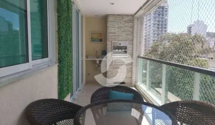 Apartamento com 3 dormitórios à venda, 136 m² por R$ 1.200.000,00 - Jardim Icaraí - Niterói/RJ