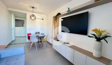 Apartamento com 1 dormitório para alugar, 52 m² - Piratininga - Niterói/RJ