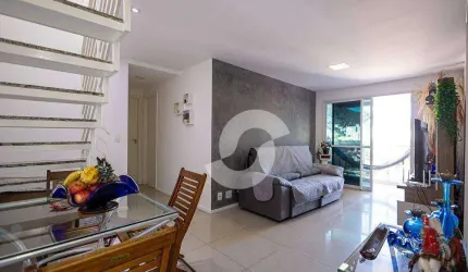 Cobertura com 3 dormitórios à venda, 169 m² por R$ 1.100.000,00 - Santa Rosa - Niterói/RJ